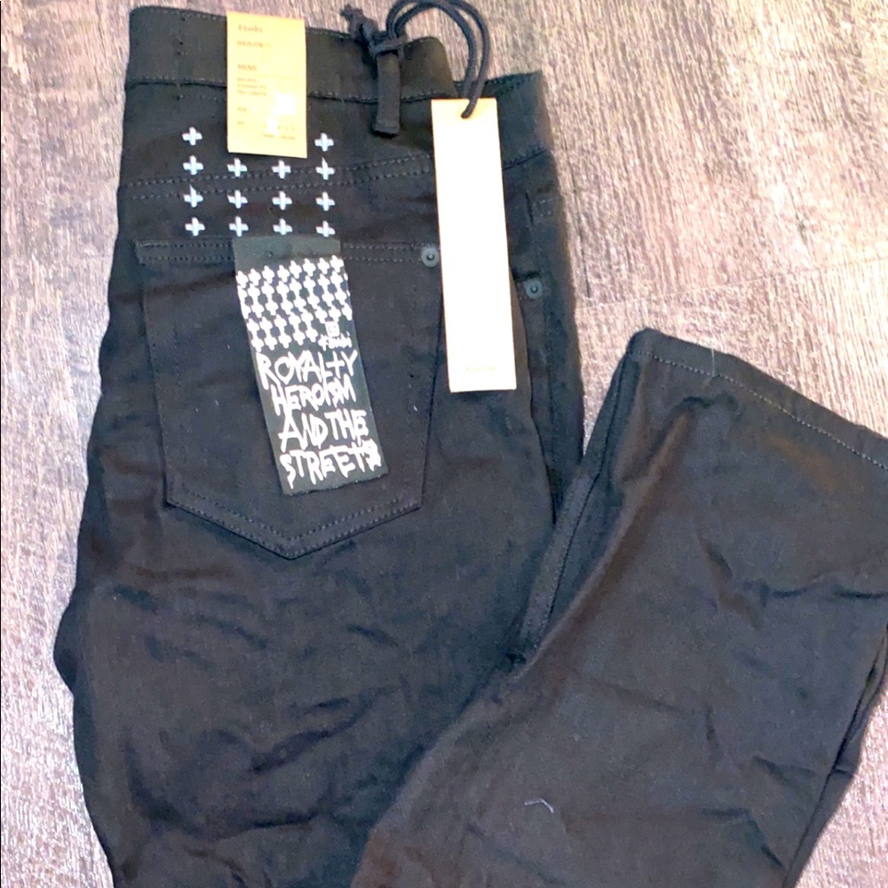 Hazlow Ace Black Mens Ksubi Jeans - Brand New